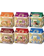 Amazon.co.jp: 明星 チャルメラ 6種アソート 6個入 : 食品・飲料・お酒